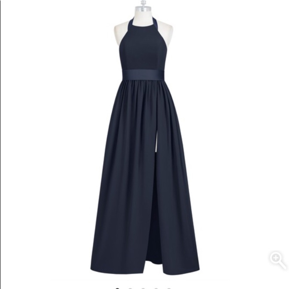 Navy blue bridesmaid or prom dress WITH POCKETS!